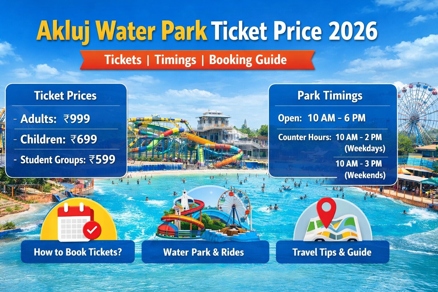 Akluj Water Park Ticket Price: Timings, Booking Guide and Travel Tips