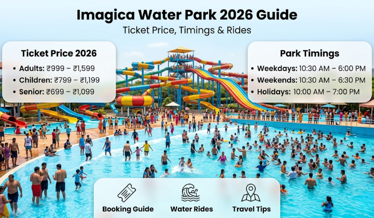 Imagicaa Water Park Ticket Price 2026, Rides & Travel Guide