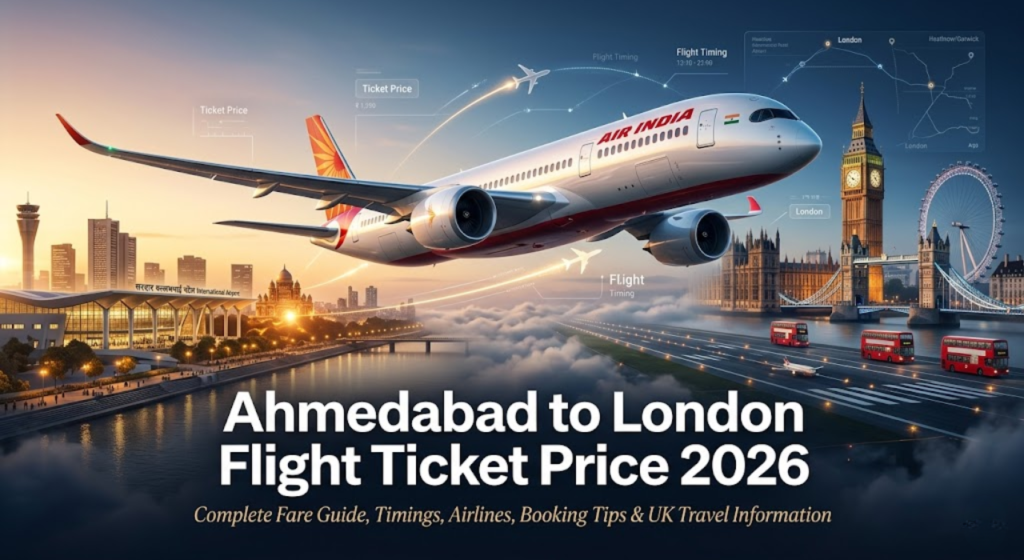 Ahmedabad to London Flight Ticket Price