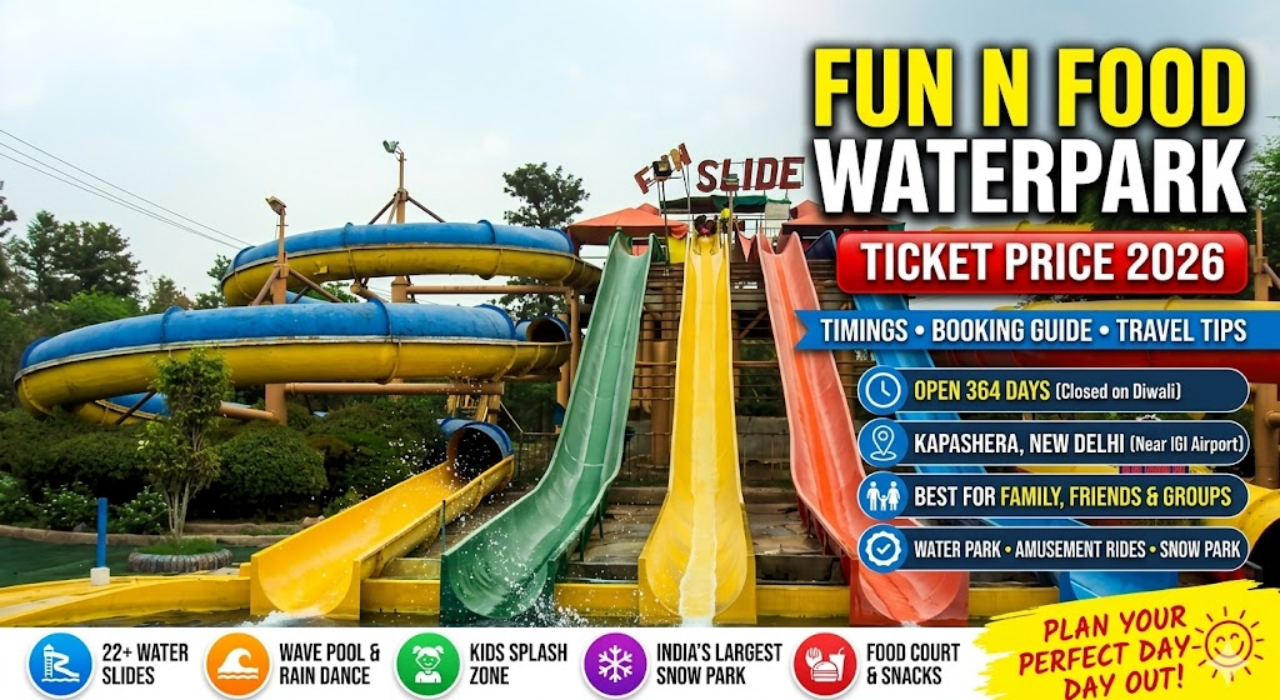 Fun N Food WaterPark Ticket Price, Timings, Booking Guide
