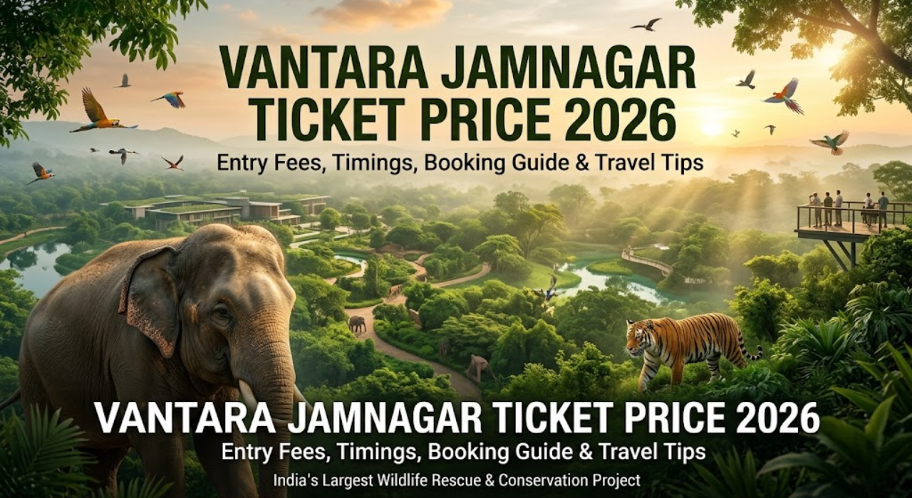 Vantara Jamnagar Ticket Price, Entry Fees, Timings, Booking