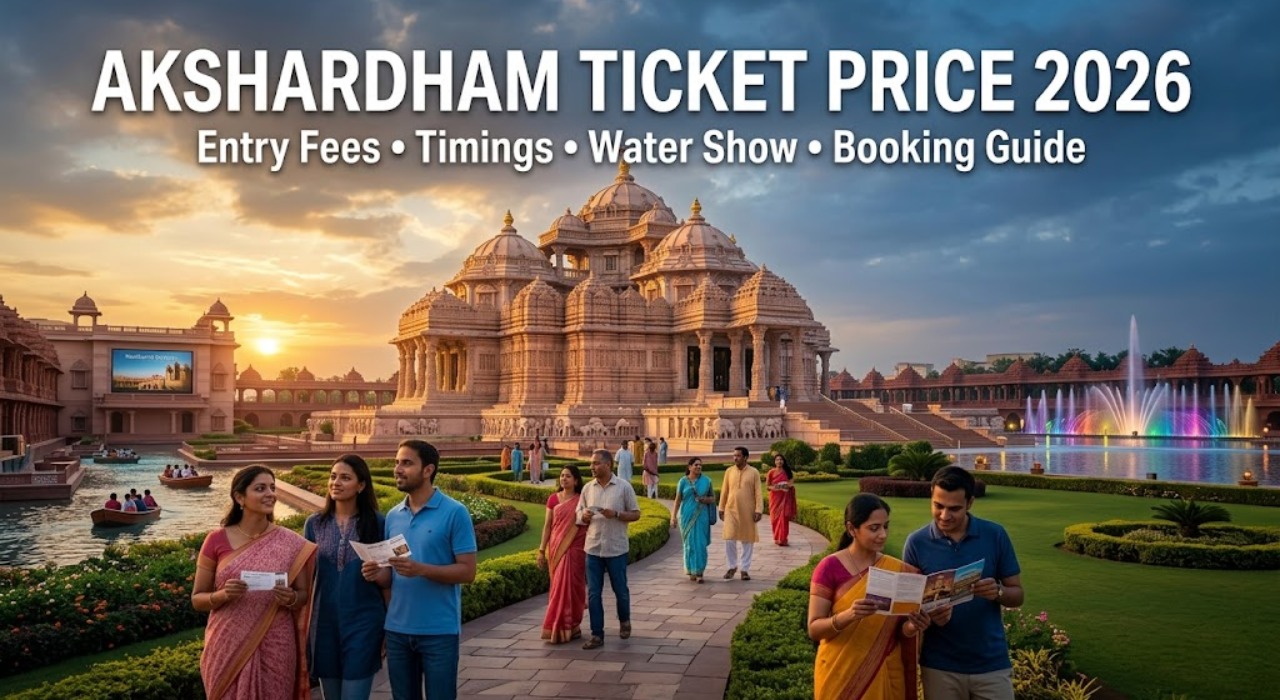 Akshardham Ticket Price, Entry Fee, Timings, Water Show