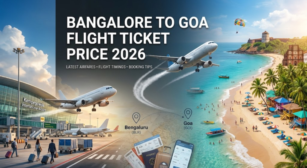 Bangalore to Goa Flight Ticket Price
