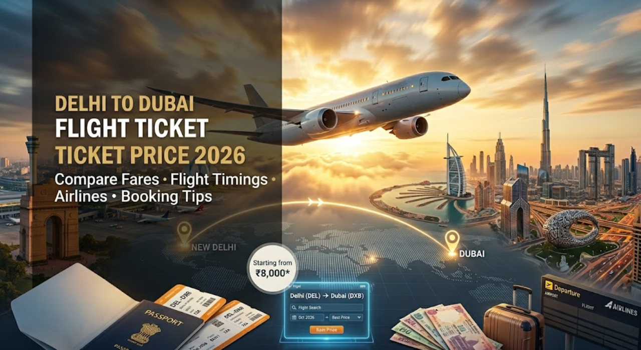 Delhi to Dubai Flight Ticket Price, Fares, Timings, Booking Guide