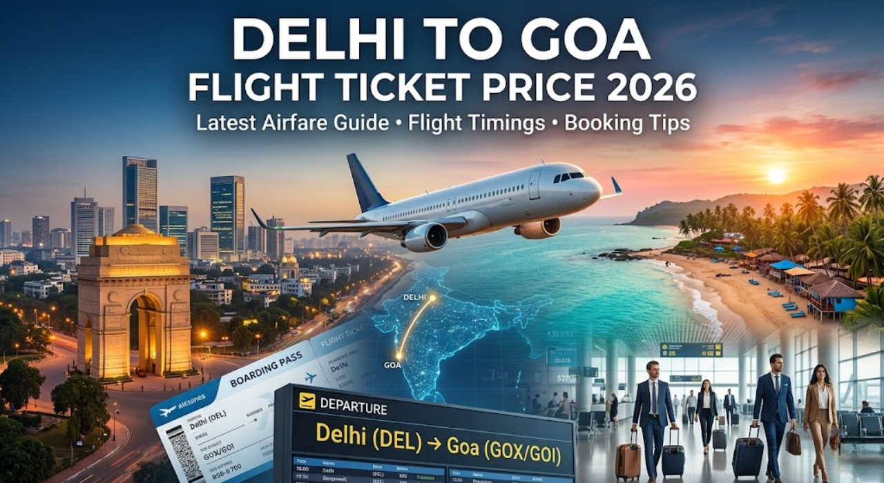 Delhi to Goa Flight Ticket Price, Latest Fares, Flight Timings