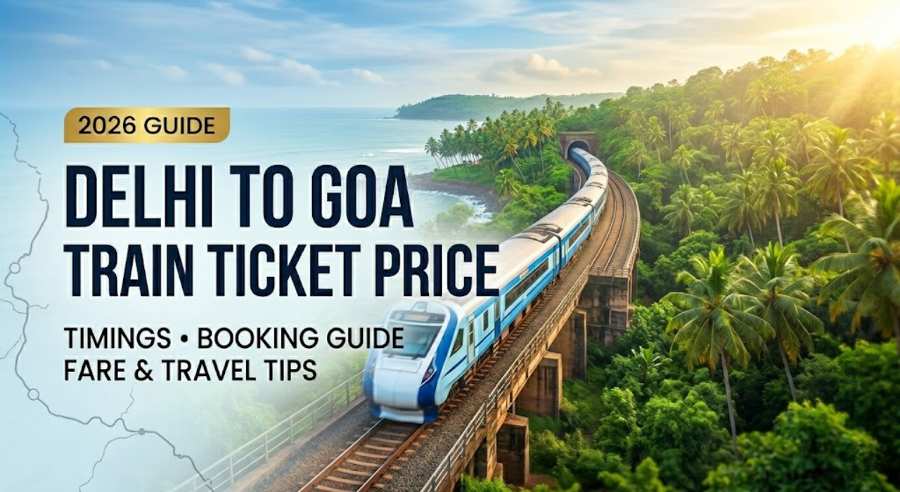 Delhi to Goa Train Ticket Price, Fare, Timings, Booking, Route