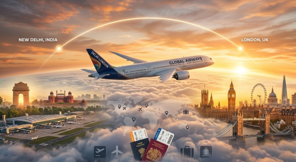 Delhi to London Flight Ticket Price
