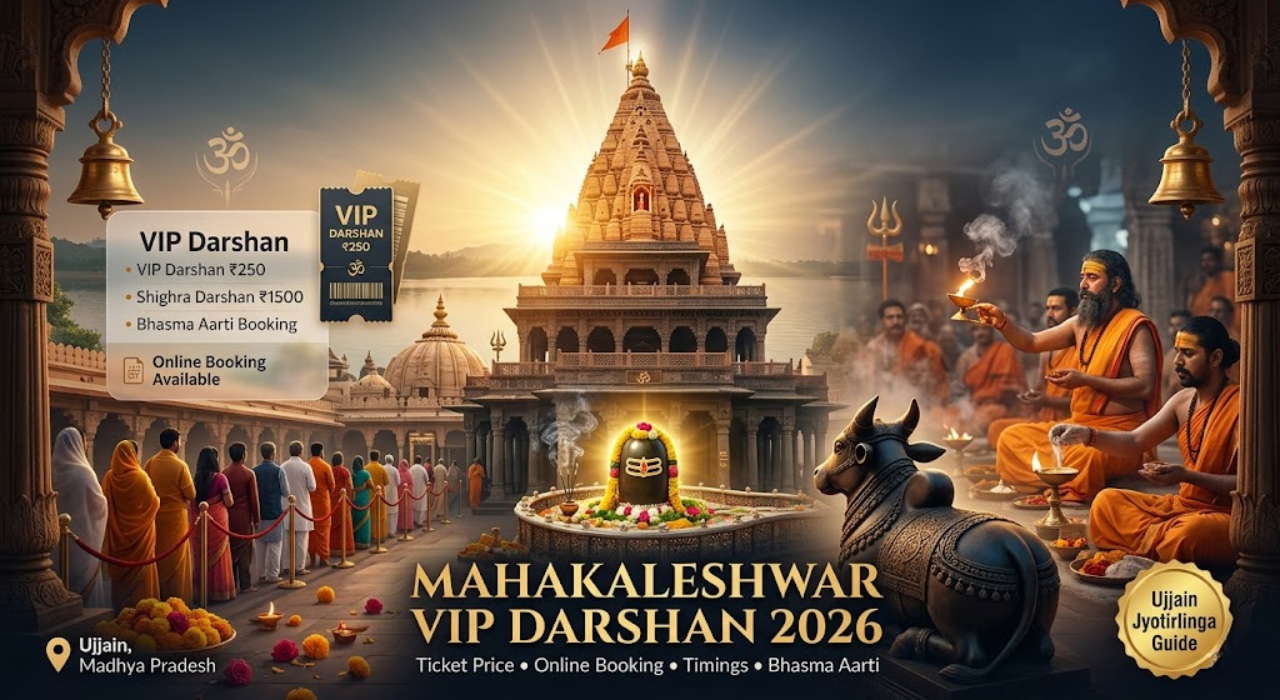 Mahakaleshwar VIP Darshan Ticket Price, Timings, Booking