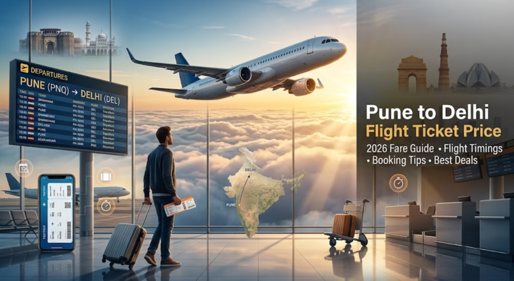 Pune to Delhi Flight Ticket Price